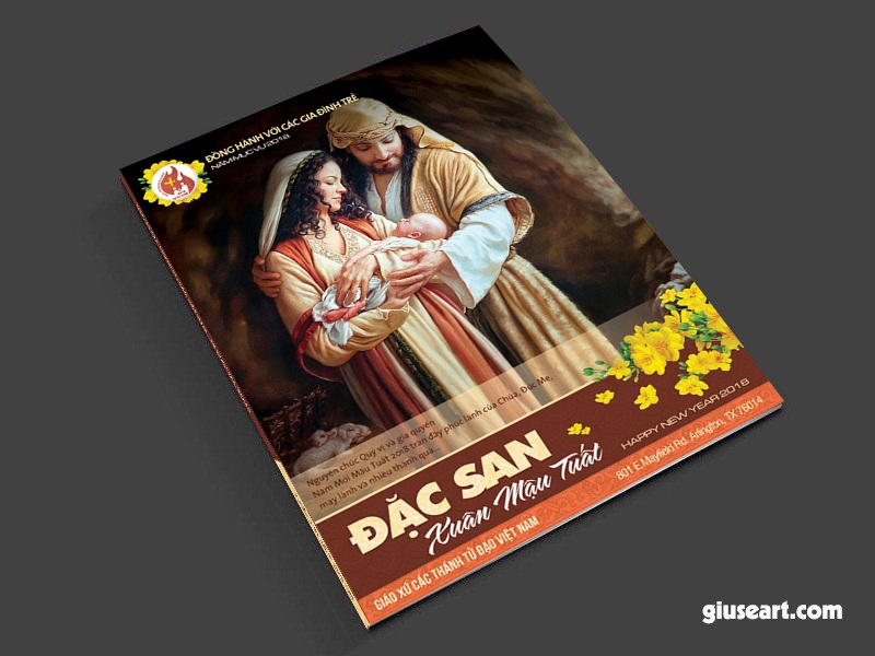 Bìa tập san công giáo xuân mậu tuất 2018 3